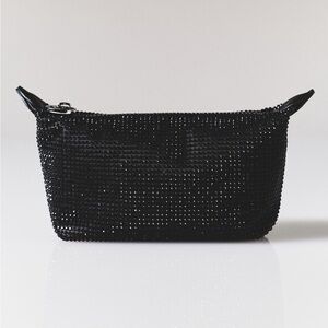 Stoney Clover Lane Noir Sparkle Sequin Pouchlette Pouch